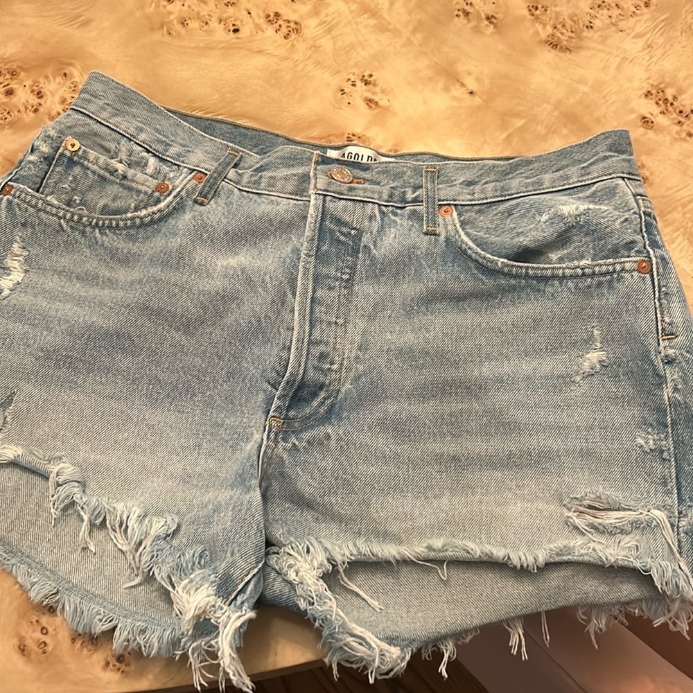 Agolde Parker Jean Shorts Sz 30
